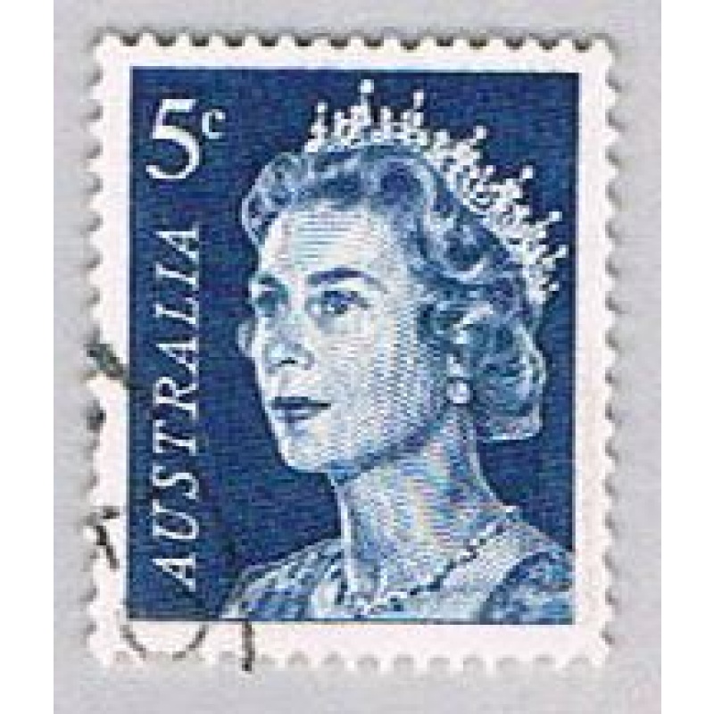 Australia 399 Used QEII Blue 5d 2 1966 (BP55709)