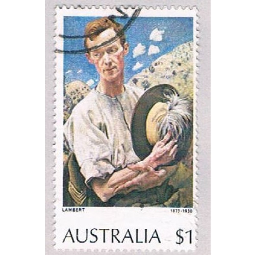 Australia 573 Used Painting Lighthouse keeper 1973 (BP47406)