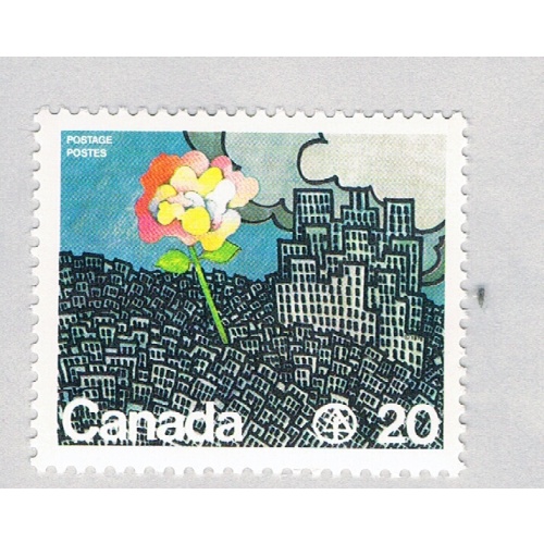Canada 690 Unused Flowering growing 1 1976 (BP47016)