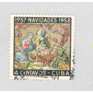 Cuba 589 Used Nativity 1957 (BP53003)