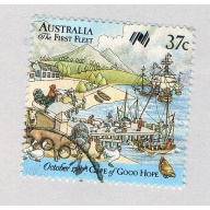 Australia 1028b Used Ships Anchored 1987 (BP53005)
