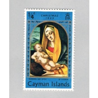 Cayman Islands 245 Unused Christmas Mother and Child 1969 (BP54715)