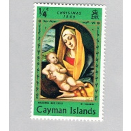 Cayman Islands 243 Unused Christmas Mother and Child 1969 (BP54716)