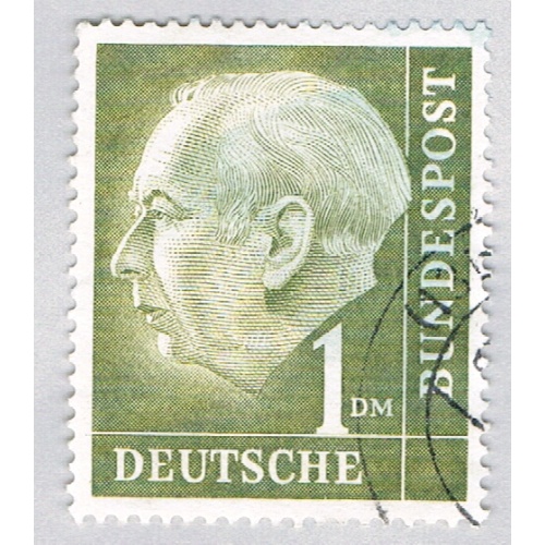 Germany 719 Used President Heuss 1954 (BP56220)