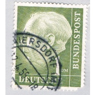 Germany 719 Used President Heuss 2 1954 (BP56222)