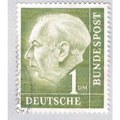 Germany 719 Used President Heuss 1954 (BP56223)
