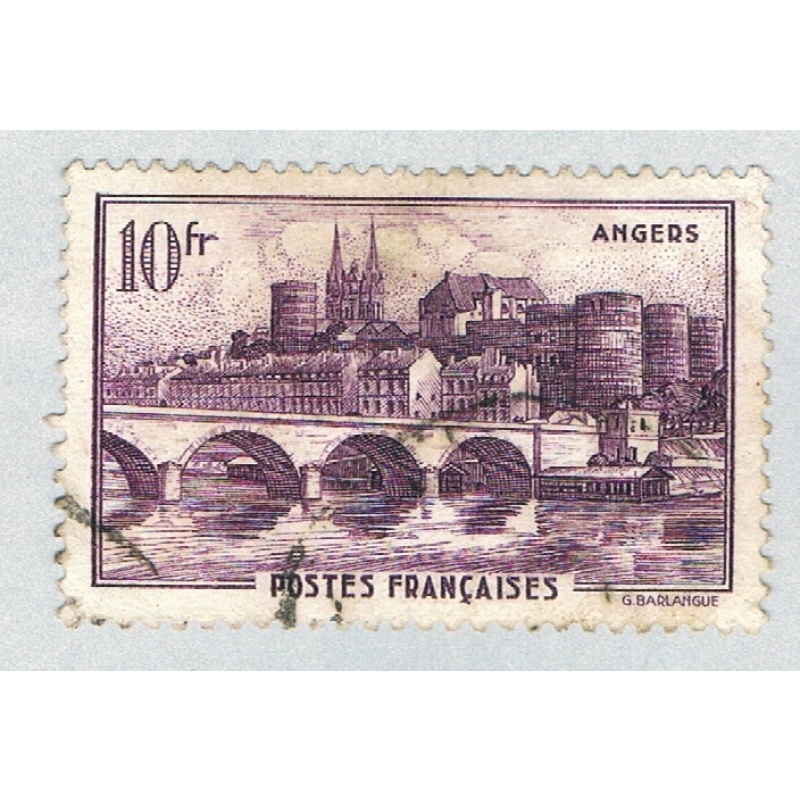 France 421 Used View of Angers 1941 (BP57002)