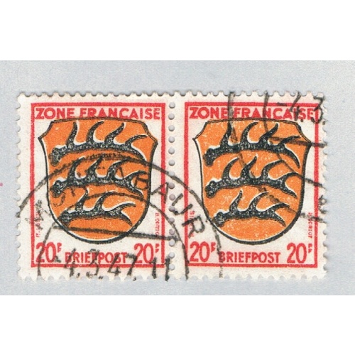 France 4N8 Used pair Arms 1945 (BP57016)