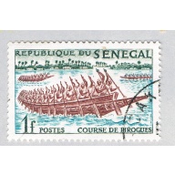 Senegal 203 Used Canoe Race 1961 (BP57024)