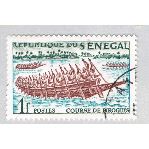 Senegal 203 Used Canoe Race 1961 (BP57024)