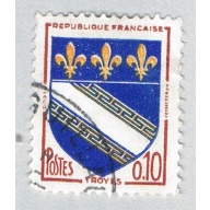 France 1041 Used Arms of Troyes 1962 (BP58027)