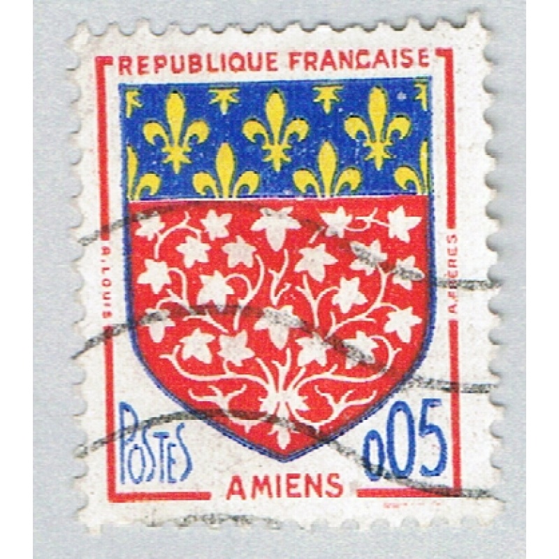 France 1040 Used Arms of Amiens 1962 (BP58030)
