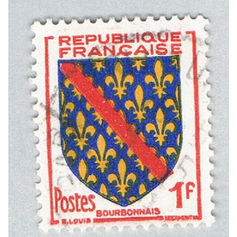France 736 Used Bourbannaise 1954 (BP58033)