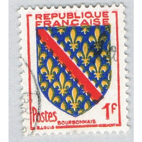France 736 Used Bourbannaise 1 1954 (BP58034)