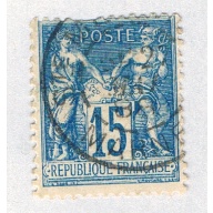 France 92 Used Peace and Commerce 2 1877 (BP58107)