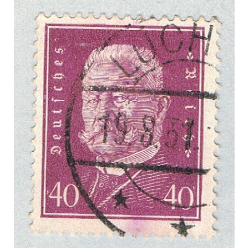 Germany 379 Used von Hindenburg 1928 (BP58201)