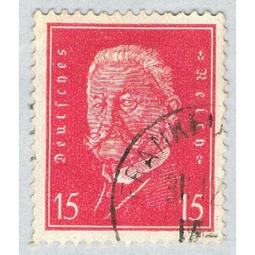 Germany 374 Used von Hindenburg 1928 (BP58314)