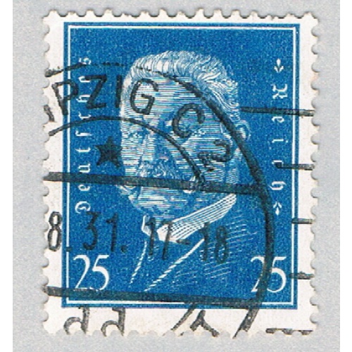 Germany 377 Used von Hindenburg 1 1928 (BP58320)