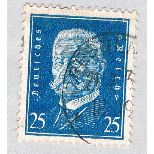 Germany 377 Used von Hindenburg 1 1928 (BP58326)
