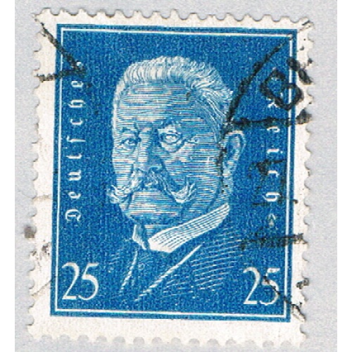 Germany 377 Used von Hindenburg 2 1928 (BP58327)