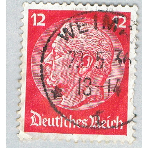 Germany 422 Used von Hindenburg 2 1933 (BP58421)