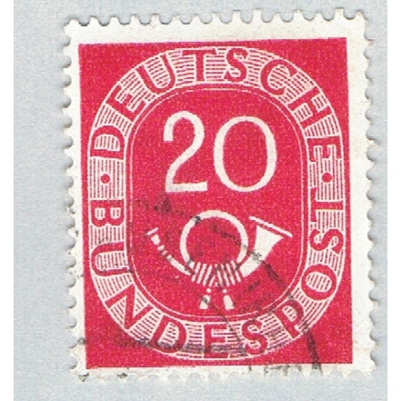 Germany 677 Used Numeral 20 1951 (BP58504)