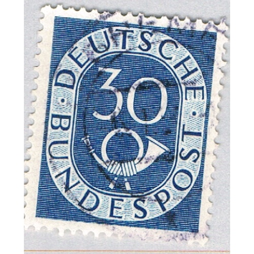 Germany 679 Used Numeral 30 2 1951 (BP58508)