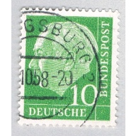 Germany 708 Used President Heuss 1 1954 (BP58518)