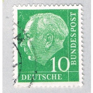 Germany 708 Used President Heuss 2 1954 (BP58519)