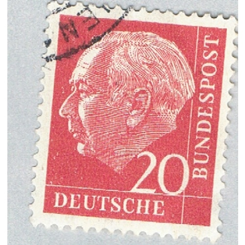 Germany 710 Used President Heuss 1954 (BP58521)