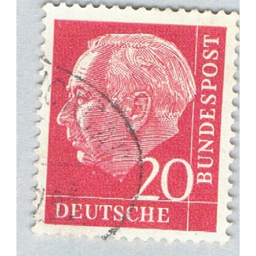 Germany 710 Used President Heuss 2 1954 (BP58523)