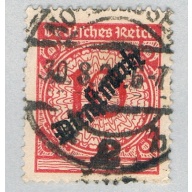 Germany O49 Used 10 pf OP 1 1923 (BP58611)