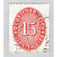 Germany O73 Used 15pf 1927 (BP58616)