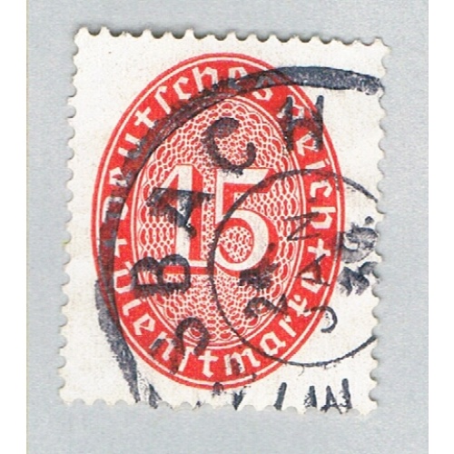 Germany O73 Used 15pf 1 1927 (BP58617)