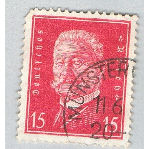 Germany 374 Used von Hindenburg 2 1928 (BP58722)