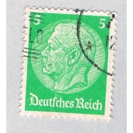 Germany 418 Used von Hindenburg 1 1933 (BP58801)
