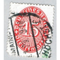 Germany O73 Used Numeral 15 2 1927 (BP58841)