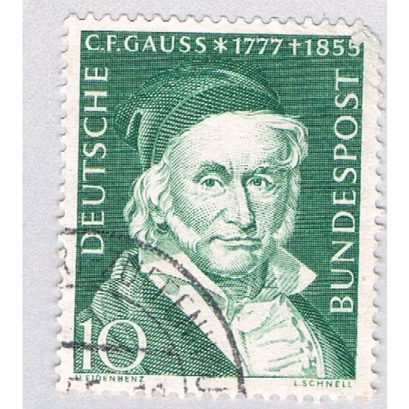 Germany 725 Used Gauss 1955 (BP58905)