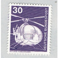 Germany 1173 Used Helicopter 1 1975 (BP58927)