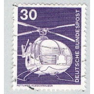 Germany 1173 Used Helicopter 1 1975 (BP58930)