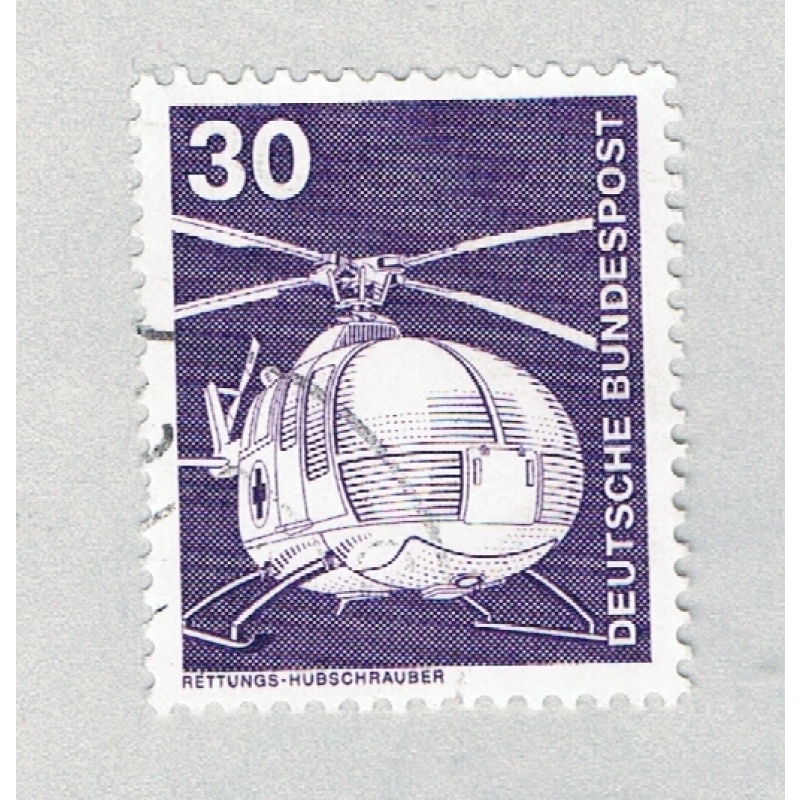 Germany 1173 Used Helicopter 2 1975 (BP59001)