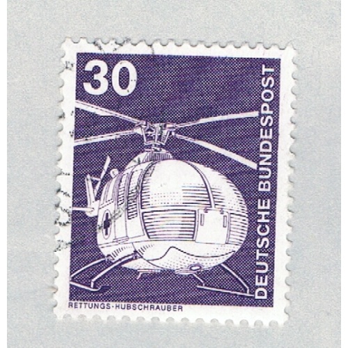 Germany 1173 Used Helicopter 1975 (BP59002)