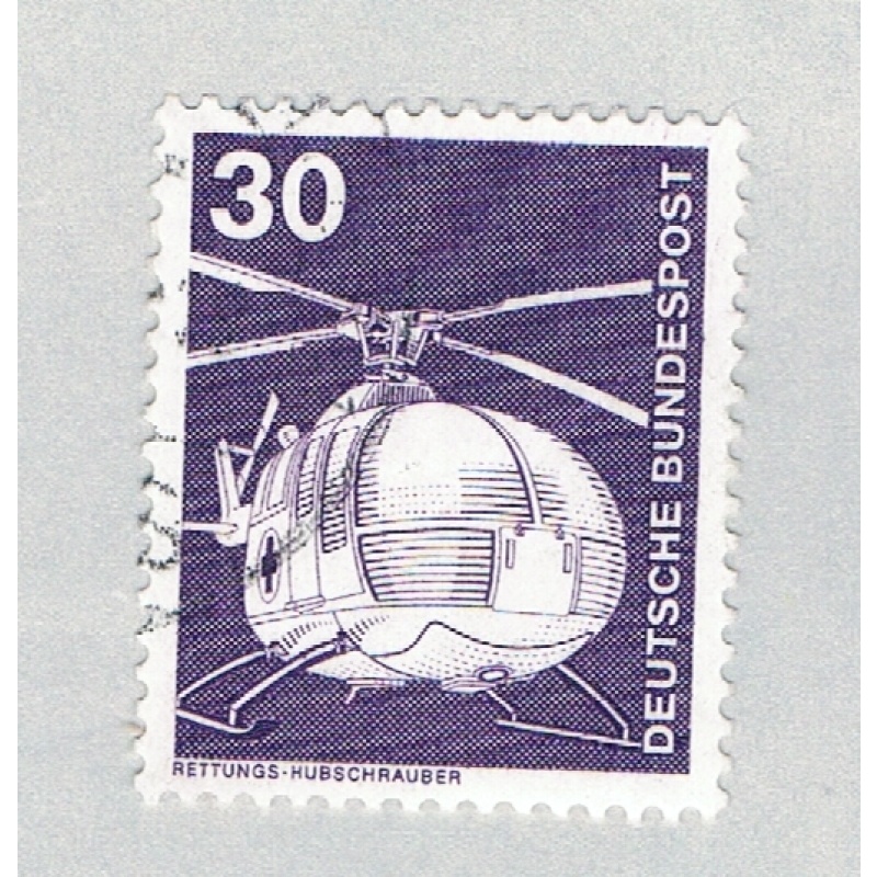 Germany 1173 Used Helicopter 1975 (BP59002)