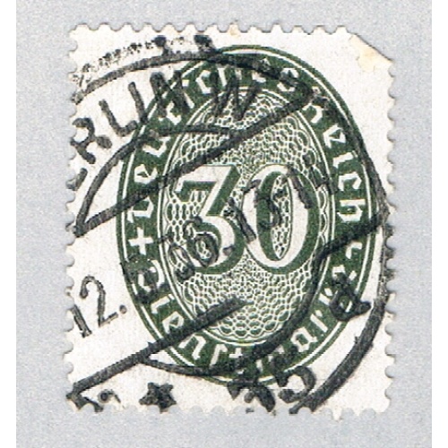 Germany O77 Used Numeral 30 1927 (BP59101)