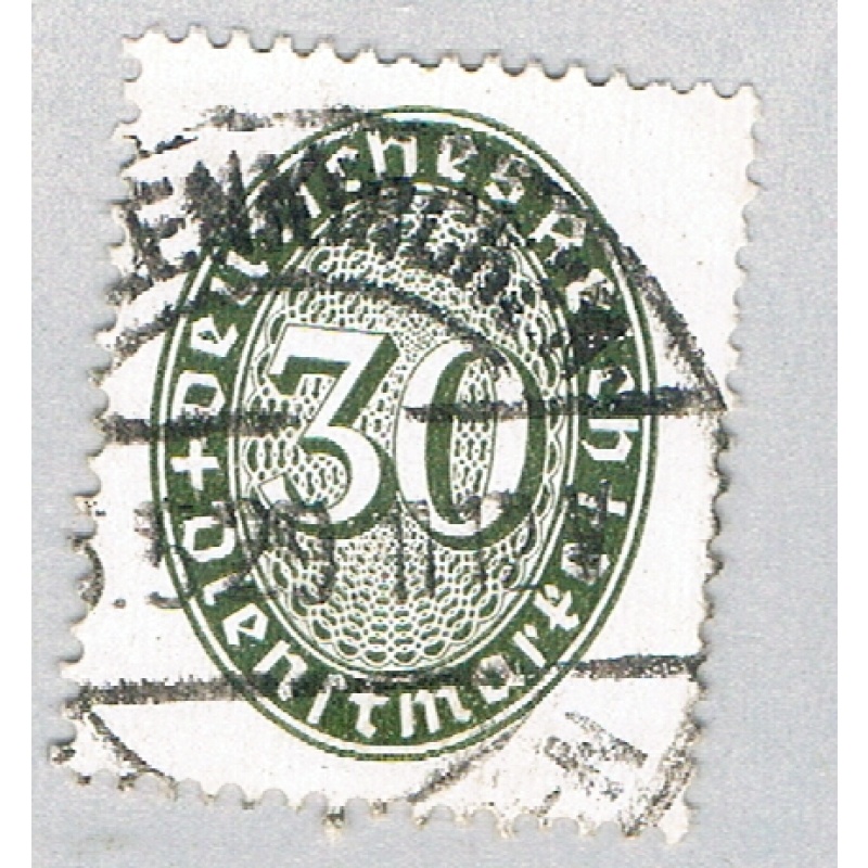 Germany O77 Used Numeral 30 1 1927 (BP59102)