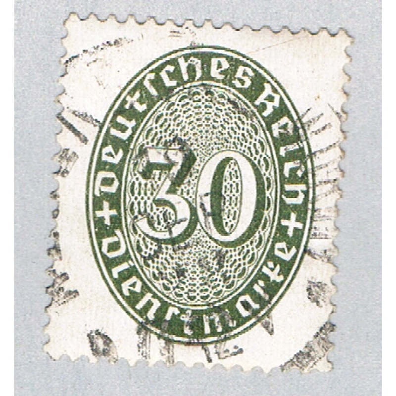 Germany O77 Used Numeral 30 2 1927 (BP59103)