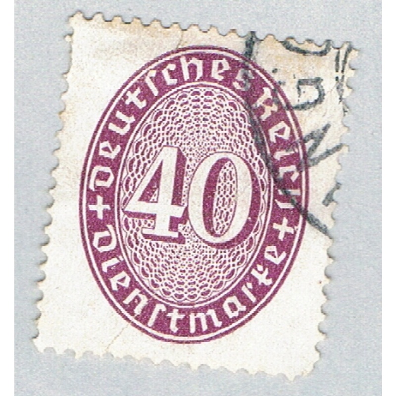 Germany O78 Used Numeral 40 1927 (BP59104)