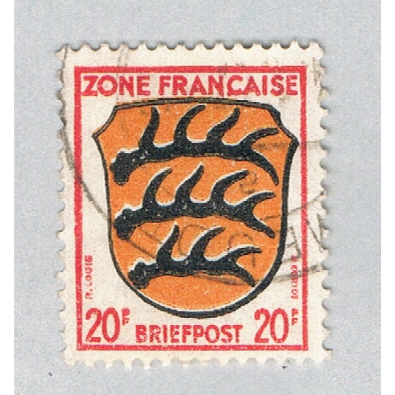 Germany Occupation 4N8 Used Arms 1 1945 (BP59108)