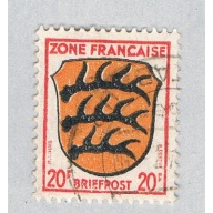 Germany Occupation 4N8 Used Arms 2 1945 (BP59109)
