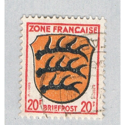 Germany Occupation 4N8 Used Arms 2 1945 (BP59109)